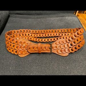 MOTIF 56 Brown genuine leather made in Morocco Size medium